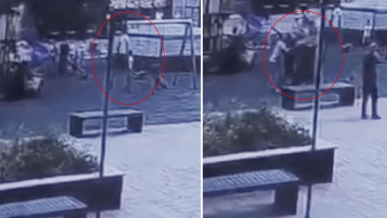 Parkta oynayan iki küçük çocuğa saldırı: Yere fırlattı, kolunda kırık var