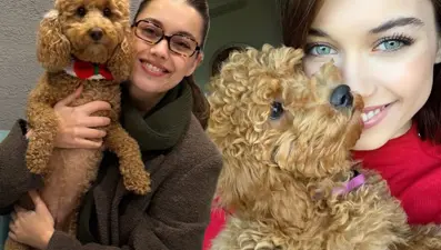 Yalı Çapkını yıldızı Afra Saraçoğlu'ndan patili dostu Nagi'ye: İyi ki doğdun kızım