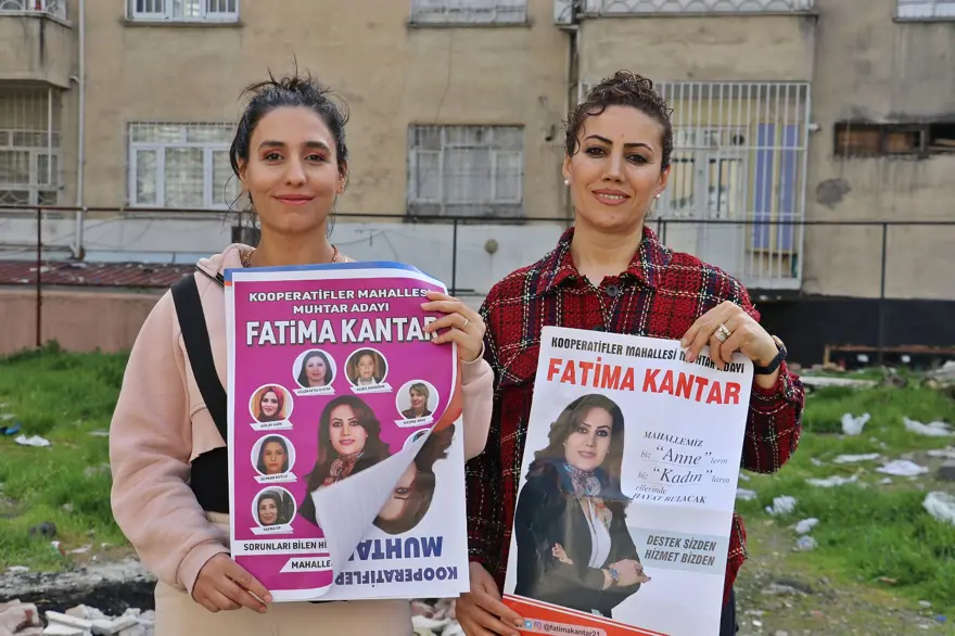 Kadın muhtar adayı 8 azasını da kadınlardan seçti: 4 erkek adayakarşı yarışacak 3