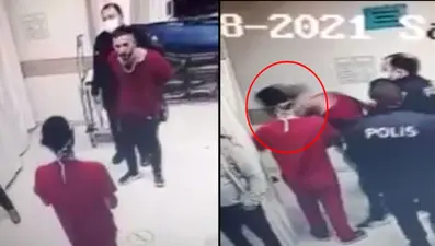 Alkollü sürücü doktora böyle kafa attı