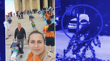 Anıtkabir'i ziyarete gelen aileye akılalmaz tuzak: Kameraya yakalandı