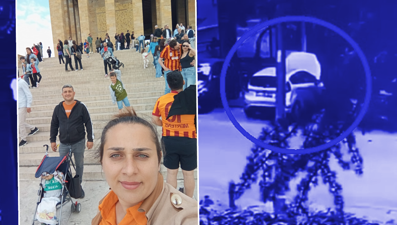 Anıtkabir'i ziyarete gelen aileye akılalmaz tuzak: Kameraya yakalandı