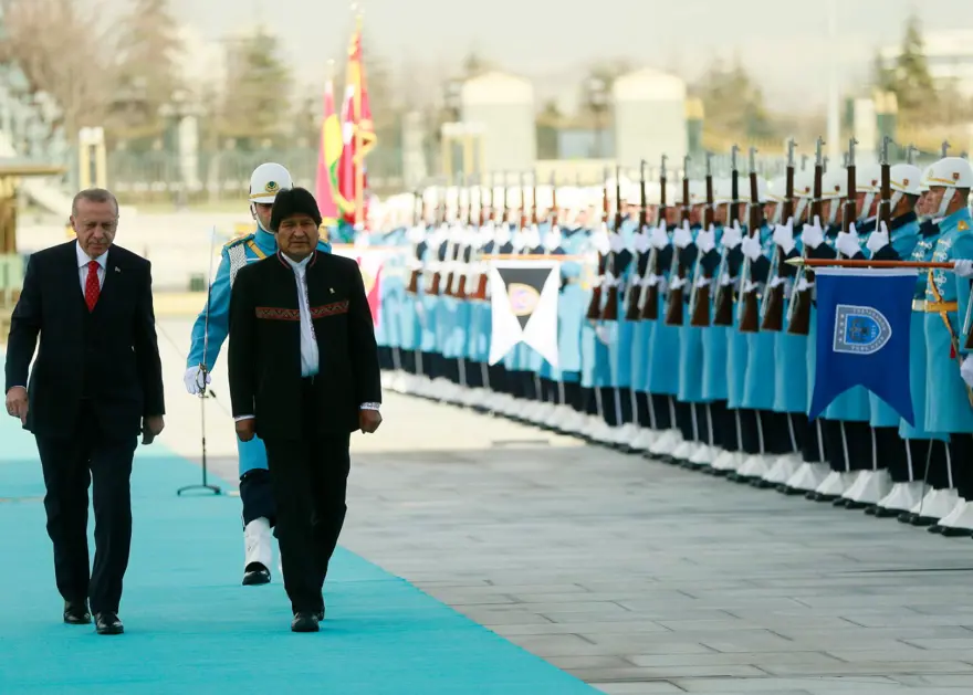 Bolivya lideri Morales Ankara'da 14