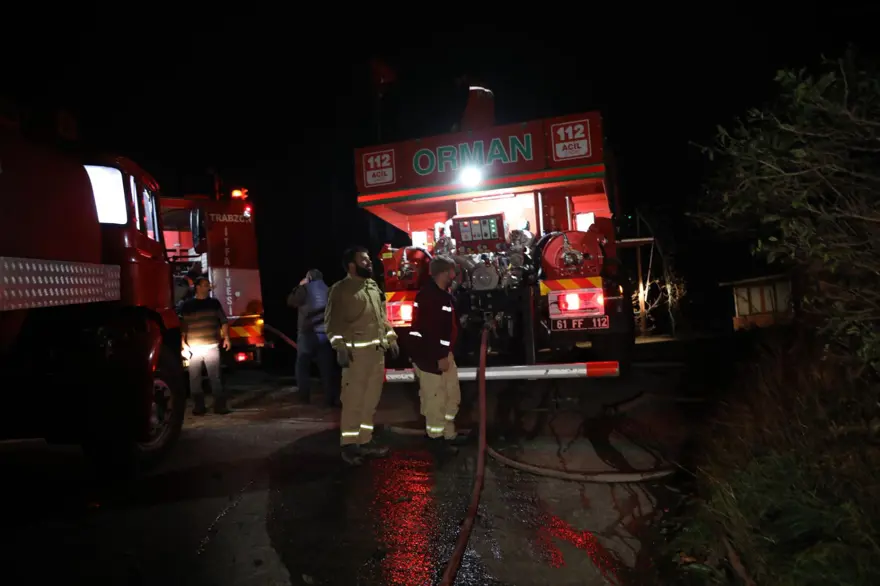 Trabzon'da orman yangınları 4