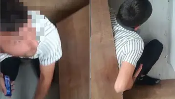 Firari hükümlü, dolaptaki gizli bölmede yakalandı