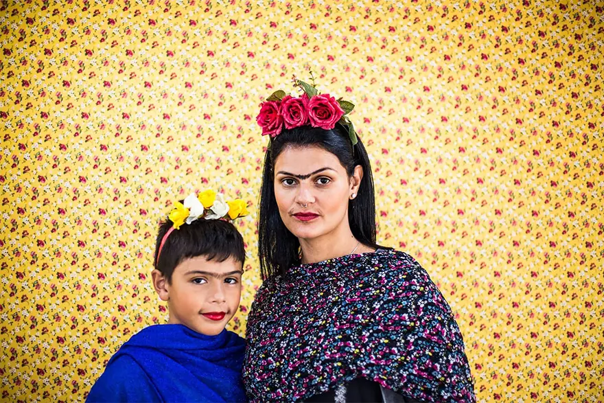 Frida Kahlo'yu taklitleriyle andı 30