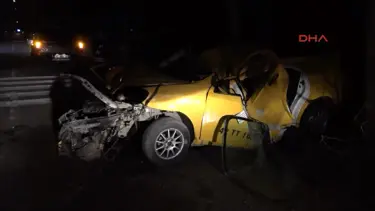 Ticari takside can pazarı: 2'si ağır 4 yaralı