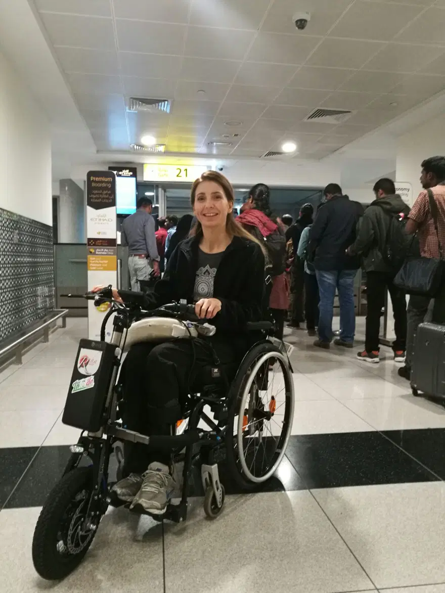 Simona Anedda MS'e inat dünyayı dolaşıyor 18 Simona Anedda MS'e inat dünyayı dolaşıyor 18