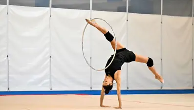 Milli ritmik cimnastikçi Hatice Gökçe Emir, Brezilya'da bir ilke imza attı