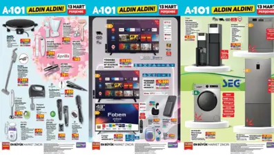 Perşembe indirimler başlıyor: A101 13 Mart Aktüel Kataloğu ve fiyat listesi