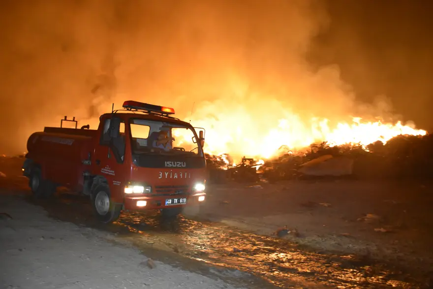 Bodrum’da korkutan yangın 14