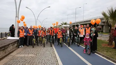 Kansere karşı pedal çevirdiler
