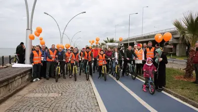 Kansere karşı pedal çevirdiler