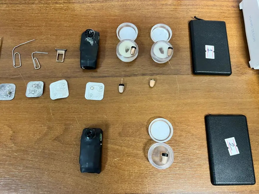 Özel bölmeli iç çamaşırıyla ehliyet sınavında yakayı ele verdi 2