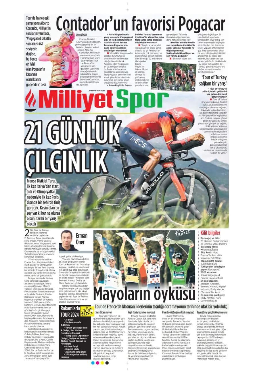 "Avusturya'ya farklı 11" (30 Haziran 2024 spor manşetleri) 23