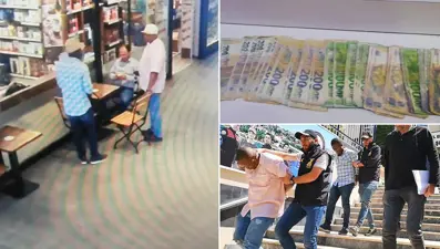 Kağıtları solüsyonla euroya çevireceğiz diyerek dolandırdılar