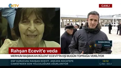 Rahşan Ecevit'e veda
