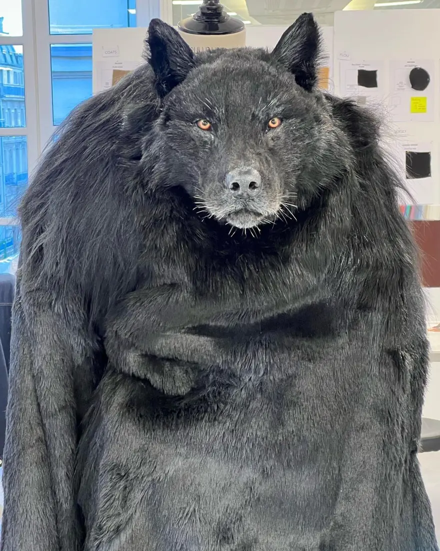 Paris Moda Haftası'na Kylie Jenner'ın 'aslan başlı' elbisesi damga vurdu 8