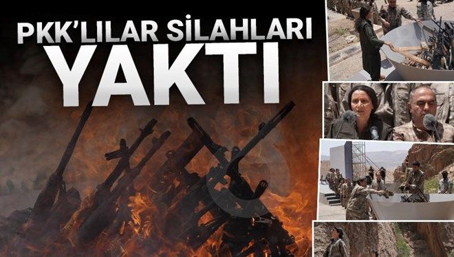 PKK, Türkiye'den çekilme kararı aldı: Terör örgütü 11 Temmuz'da silahlarını yakmıştı