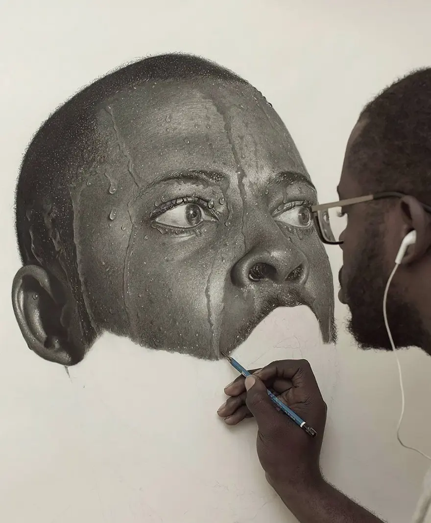 Nijeryalı sanatçının gerçeküstü resimleri 20