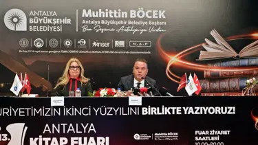 13. Antalya Kitap Fuarı 24 Kasım’da başlıyor