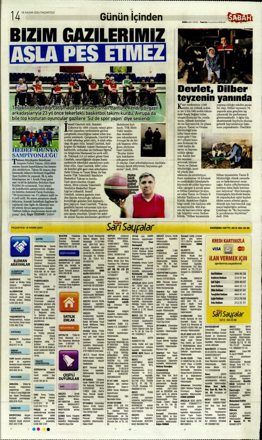 “Fenerbahçe’de dev takas” (18Kasım 2024 spor manşetleri) 25