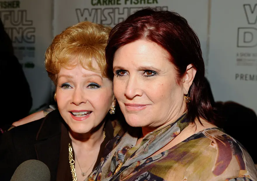 Carrie Fisher ve Debbie Reynolds'a Hollywood yıldızları böyle veda etti 3