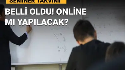 Öğretmenlerin mesleki çalışma (seminerleri) takvimi belli oldu