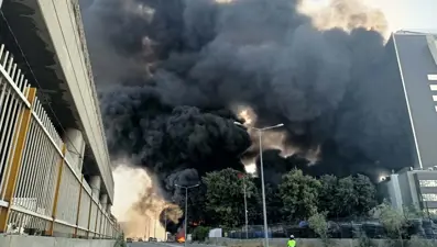 Trafoda çıkan yangın hastaneye sıçradı