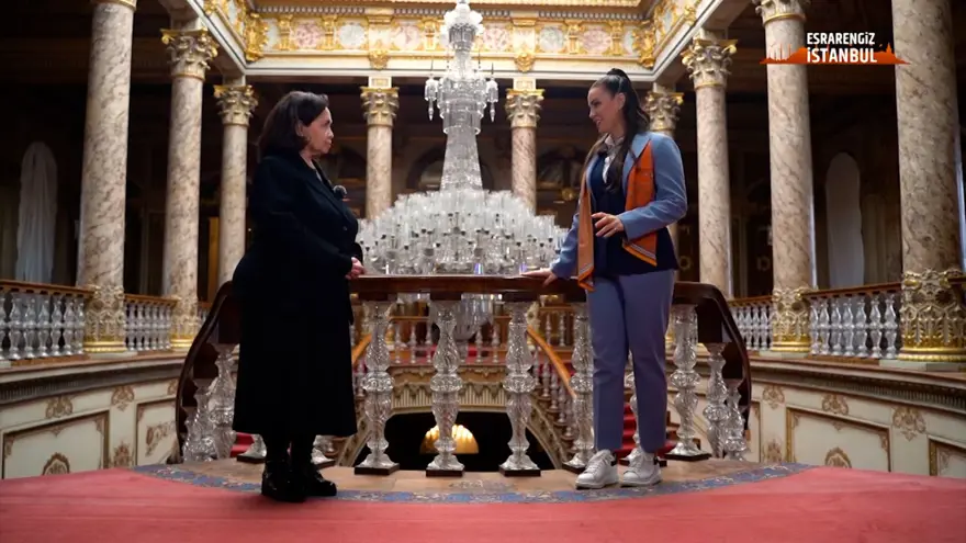Esra Gezginci İstanbul’un sırlarına kapı aralıyor: Dolmabahçe Sarayı’nın bilinmeyenleri 10