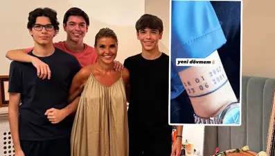 Gülben Ergen'den anlamlı dövme