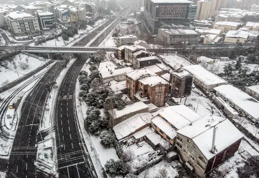 İstanbul'da kar 11