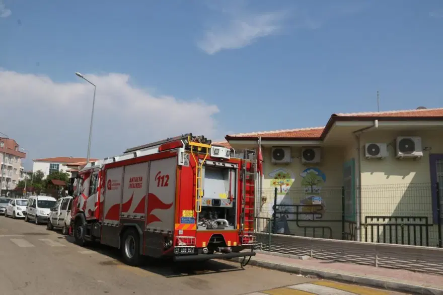 Anaokulunda yangın paniği 7