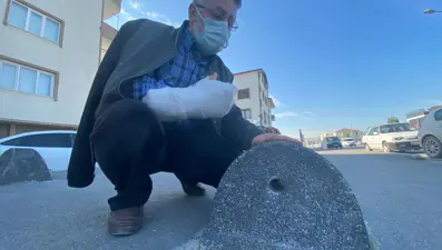 Aynı taşa 6 kez takılıp düşerek ölümden döndü