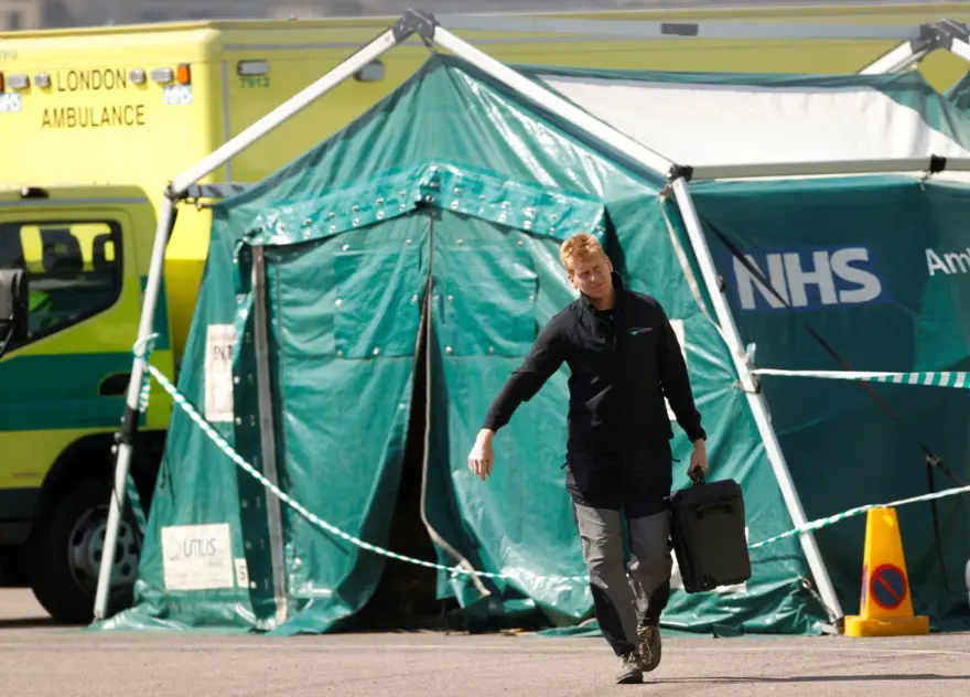 Corona için acilen yapılan hastane boş duruyor 16