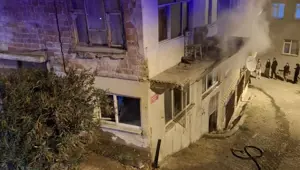 Bilecik'te iki katlı evde yangın