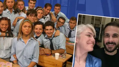 Hayat Bilgisi yıldızları İpek Erdem ile Ümit Erdim bir arada