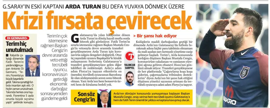 Günün spor manşetleri (28 Nisan 2020) 