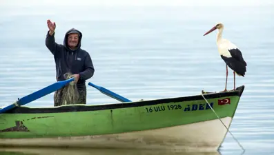 Yaren leylek bekleniyor: Eşi Nazlı geldi