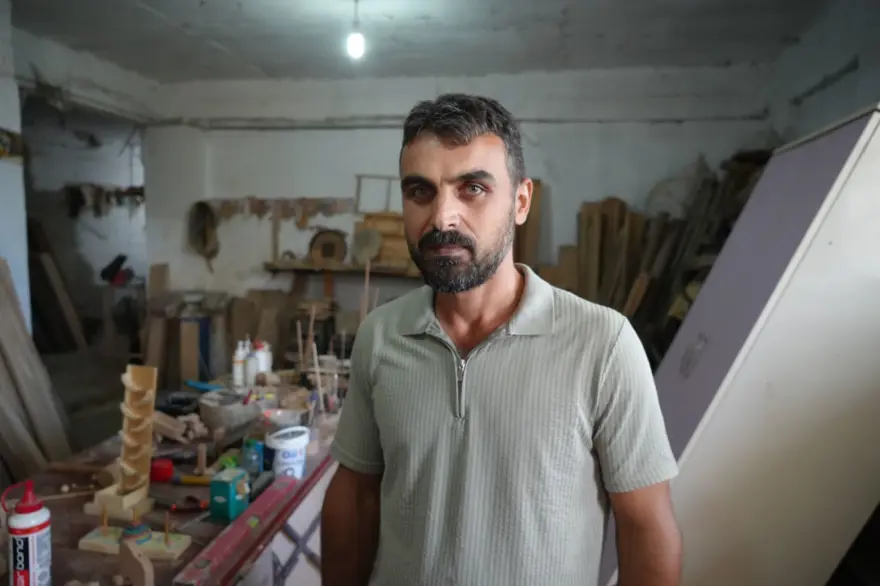 İş kazasında bacağını kaybetti, devlet desteğiyle hayata tutundu: Kendi atölyesinde üretiyor 3