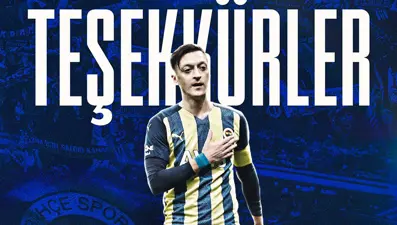 Mesut Özil'den Fenerbahçe'ye veda mesajı