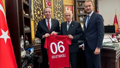 Gençlerbirliği’nden MHP Genel Başkanı Bahçeli’ye ziyaret