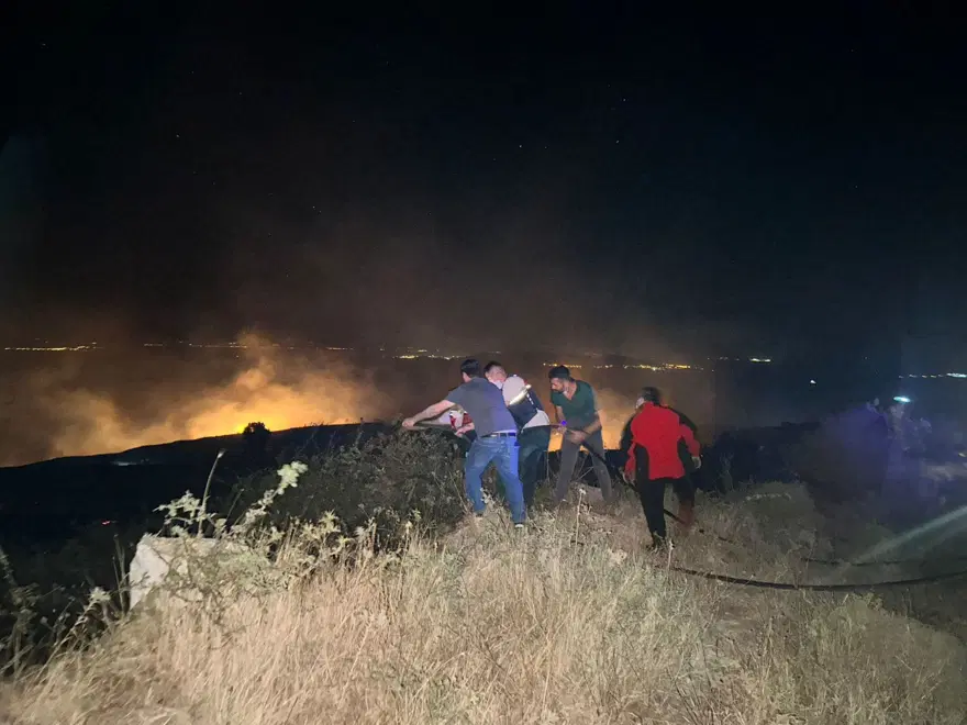 Marmara Adası'nda makilik yangını 2