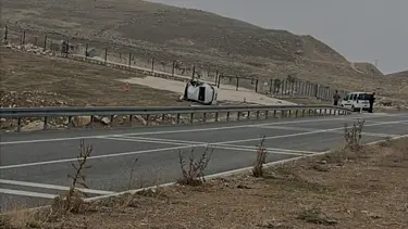 Hasankeyf yolunda trafik kazası: 1 yaralı