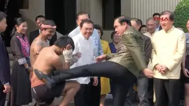 Tayland Başbakanı Chan-ocha'dan sporcuya tekme