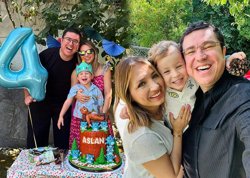 İbrahim Büyükak oğlunun doğum gününü kutladı 