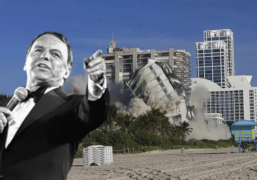 Beatles, Tom Jones, Frank Sinatra ve John F. Kennedy gibi yıldız isimleri ağırlayan Deauville Oteli saniyeler içinde yıkıldı Beatles, Tom Jones, Frank Sinatra ve John F. Kennedy gibi yıldız isimleri ağırlayan Deauville Oteli saniyeler içinde yıkıldı