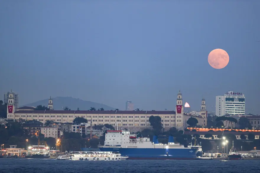 İstanbul'dan Süper Ay manzaraları 12