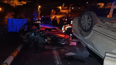 Nevşehir'de 2 otomobil çarpıştı: 1 ölü, 3 yaralı
