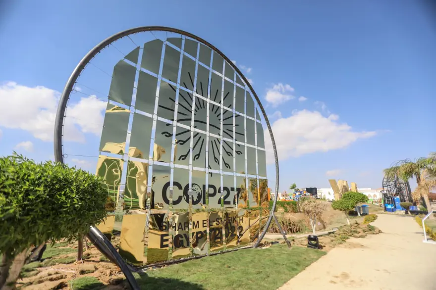 Mısır'daki BM İklim Zirvesi'nde geri dönüşüm malzemelerinden sanat eserleri 4